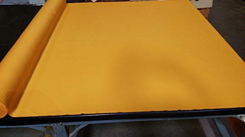 by The Yard- Canvas Twill Fabric Golden Yellow 6.5 Oz Cotton Poly 61