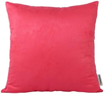 HomeChain Cushion Cover for Sofa Throw Pillow Case Suedette Decorative Pillowcase,Solid Color