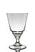 Lyon Absinthe Glass, without Cuts, Set of 2 & 10 Sugar Cubes (5 packets)