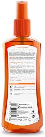 Calypso Carrot Oil Deep Tanning Spray with SPF2 200 ml view 4
