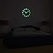 JoFomp Glow in The Dark Clock, 12 Inch Modern Silent Non Ticking Wall Clocks Battery Operated, Night Light Wall Clock for Living Room Decor, Wall Clock Decorative for Kitchen Bedroom