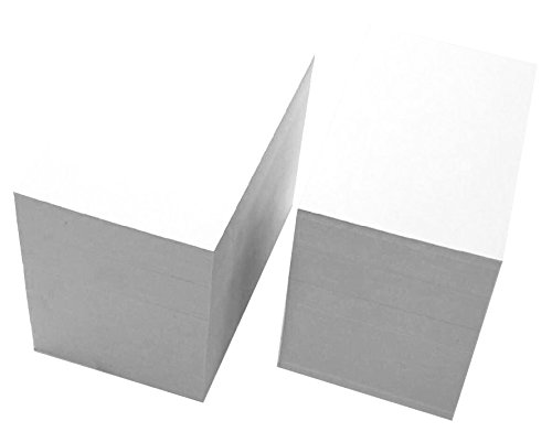 Debra Dale Designs - Blank Unruled Index Cards - White - 500 Cards - Super Thick Extra Heavy 200# Index Tag Card Stock - 326 GSM - Thumbnail 3
