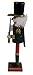 Clever Creations Black Soldier 12 Inch Traditional Wooden Nutcracker, Festive Christmas Décor for Shelves and Tables