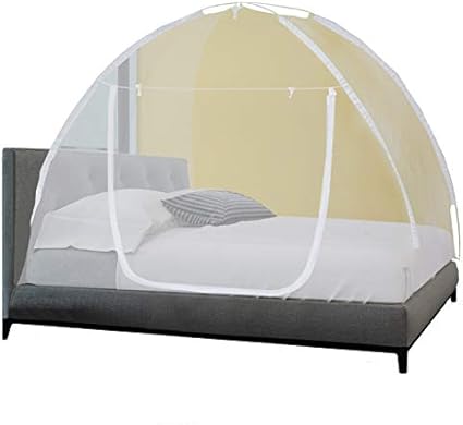 Idmarket Moustiquaire Dome Pop Up 190 X 125 Cm Mobile Pour Lit Amazon Fr Jardin