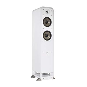 Polk Signature S55e Luidspreker, Zuilluidspreker voor HiFi Home Cinema, Speaker met 200 Watt, Universele Poolklemmen…