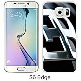 Bugatti logo 2 White Case for Samsung Galaxy S6 Edge Individuality for E-GLL CASE