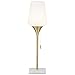 Amazon Brand – Rivet Harper Marble and Brass Uplight Table Lamp, Bulb Included, 25