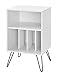 Novogratz Concord Turntable Stand, White