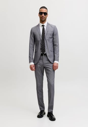 JPRFRANCO SUIT NOOS, Traje para Hombre, Light Grey Melange Fit:SUPER SLIM FIT, 54