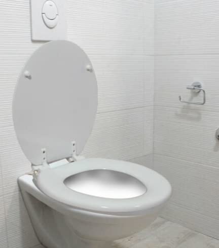 Marco Paul Heavy Duty White Wooden Toilet Seat Soft Close Oval Quick Release Toilet Seat Universal Fit Soft Closing Novelty Oval MDF Wood Replacement Toilet Seats for Home Office Ensuites