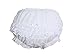 Baby Girls White Elastic Bloomer Diaper Cover with Embroidered Eyelet Edging