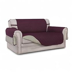 Easy-Going Reversible Loveseat Couch Cover for 2