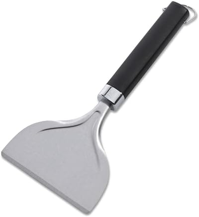 Weber Stainless Steel Grill Plate Scraper with Non-Slip Handle 6781