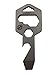 Lunamax Mighty Key-TITANIUM 8 in 1 Multi-Tool for Keychain- Strong, Lightweight, All- in-One Bottle Opener, Flathead Screwdriver, Wrench, Box Cutter, and Hex Driver (Classic Silver)