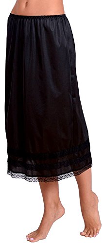 Patricia Lingerie Women's Anti-Static Half Slip Snip-It 23", 25" and 27" (Black, S) - Thumbnail 2