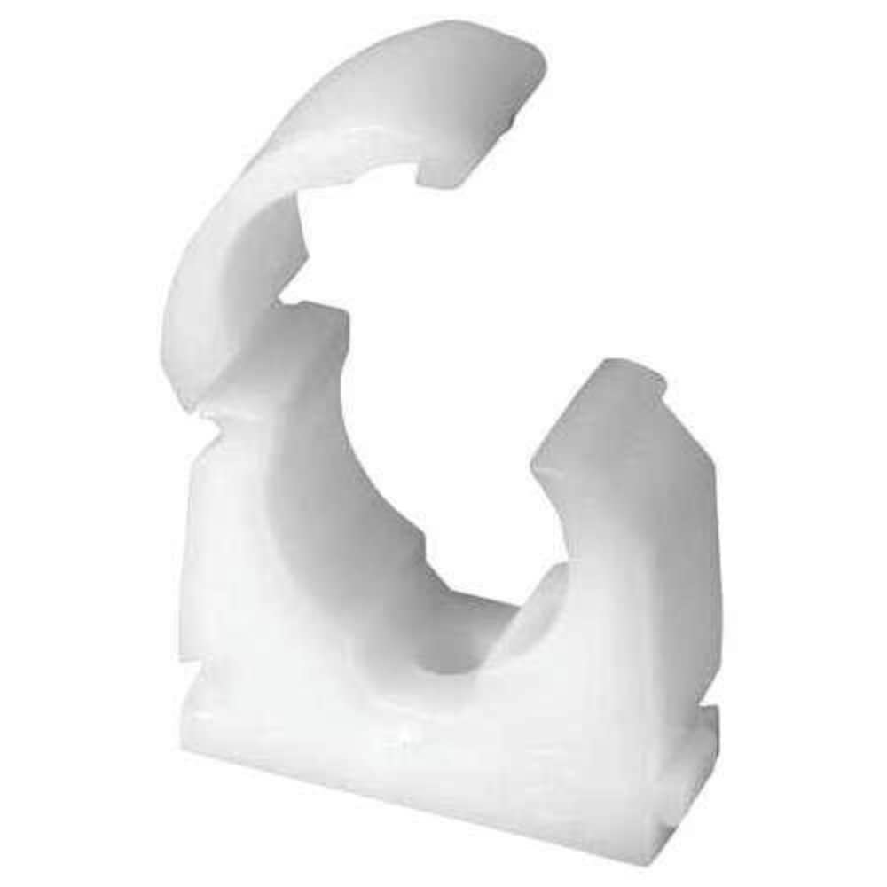 Merriway BH04500 (12 Pcs) Single Hinged Pipe Clip, 22 mm - Pack of 12 Pieces