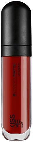 KissMe Makeup Milano Matte liquid lipstick #iloveyoumatte 05 red