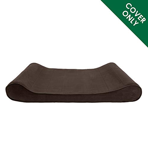 Furhaven Replacement Dog Bed Cover Microvelvet Contour Luxe Lounger