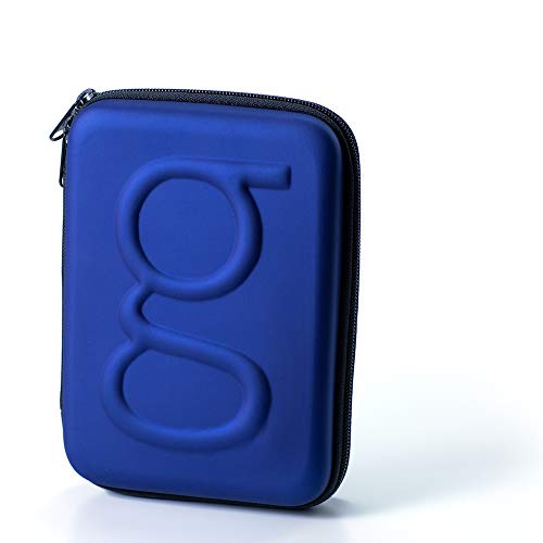 GlucologyTM Diabetic Travel Case - Organizer for Blood Sugar Test Strips, Medication, Glucose Meter, Pills, Tablets, Pens, Insulin Syringes, Needles, Lancets - Hardshell Pack - Expandable, Blue