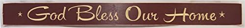 God Bless Our Home Inspirational Print (Black)