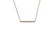 Rosa Vila Minimalist Bar Necklace, Rose Gold Necklace, Bar Necklaces Women, Rose Gold Jewelry Women, Gold Bar Necklace Rose Gold Bar Necklace, Horizontal Bar Necklace