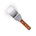 Adorox BBQ Grill Square End Stainless Steel Spatula Wooden Handle 7.5