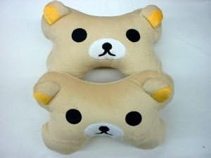 Amazon Com Rilakkuma Car Head Cushion Home Kitchen