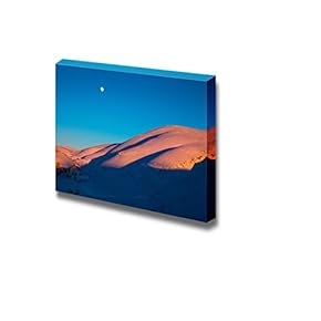 Beautiful Winter Landscape High Majestic Mountains Covered with...