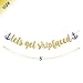 Let's Get Shipfaced Gold Glitter Banner for Nautical Sailor Theme Birthday/Bachelorette Party Anchor Cruise Banner Decorations