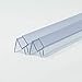 Frameless Shower Door Bottom Seal Sweep 3/8 in x 36 in 2 Pack, Made in USA (North Carolina)
