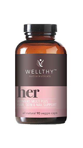 UPC 862073000345, Wellthy Her Womens Multi Plus Hair, Skin and Nail Support 90 Capsules