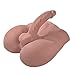 3D Realistic Sex Love Doll for Women with Flexible Dildo and Tight Anal Entry Fake Penis with Ball Adult Sex Toys for Female Masturbation-11x9.44x7.87inch Brown