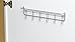 ClosetMaid 6 Hook Towel Rack, Chrome