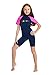 NATYFLY Kids Wetsuit Premium 2mm Neoprene Short Sleeve Youth Shorty Wetsuit for Girls Boys Child