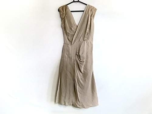 Amazon プラダ Prada ワンピース レディース ベージュ ライトブラウン 中古 服 ファッション小物 通販