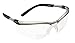 3M Reader +2.0 Diopter Safety Glasses, Silver/Black Frame, Clear Lens