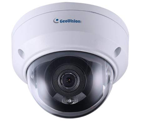 GEOVISION GV-ADR2702 2MP IR PoE Mini Fixed Rugged Network Outdoor Dome Camera with 2.8mm Lens RJ45 Connection