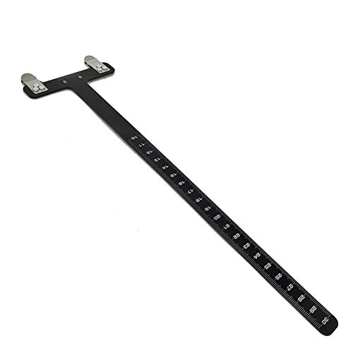 difcuyg5Ozw Outdoor T Square Hunting Archery Recurve Compound Bow Arrow Steel Measuring Ruler Tool - Red