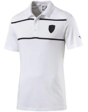 Ferrari Polo White With Black Trim
