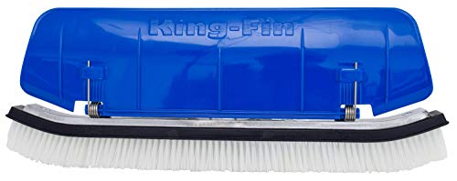 Blue Devil B3516KFAMZ King FIN Brush W/Nylon Bristle, Bagged, Blue