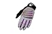 BIONIC Gloves Women's Premium Full Finger Fitness Gloves, Gray/Purple (Pair)!