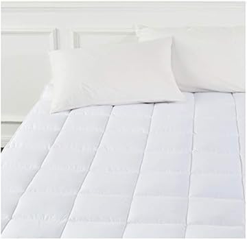 Amazon Basics Soft Mattress Topper With Microfiber Polyester Filling And Straps 90 X 190 Cm White Buy Online At Best Price In Uae Amazon Ae