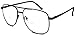 In Style Eyes® Just Chillin', Aviator Bifocal Reading Glasses. No More Looking Over the Top of Your Reading Glasses when you need to Walk Around/Black/1.50 Strength