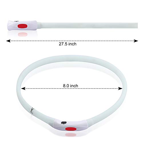 led dog collar rechargeable