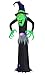 SEASONBLOW 8 Ft Halloween Inflatable Witch Ghost Decoration Blow up Decor for Home Indoors Outdoors Yard Lawn Party Supermarket