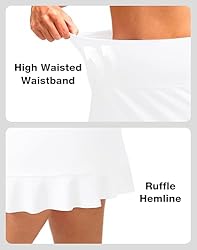 Soothfeel Women's Swim Skirt with Pocket High