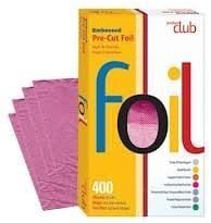 Product Club Ef400-fs 400 Ct Embossed Pre Cut Foil 5"x8" Fuschia