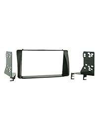 Metra doble DIN Kit de instalación para vehículos 2003 up Toyota Corolla, Negro