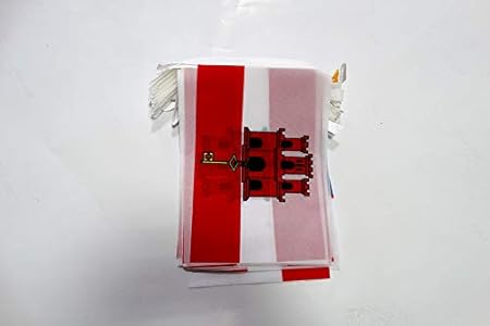 Ghirlanda 12 Metri 20 Bandiere Gibilterra 45 X 30 Cm Bandiera Inglese 30 X 45 Cm Az Flag Amazon It Casa E Cucina