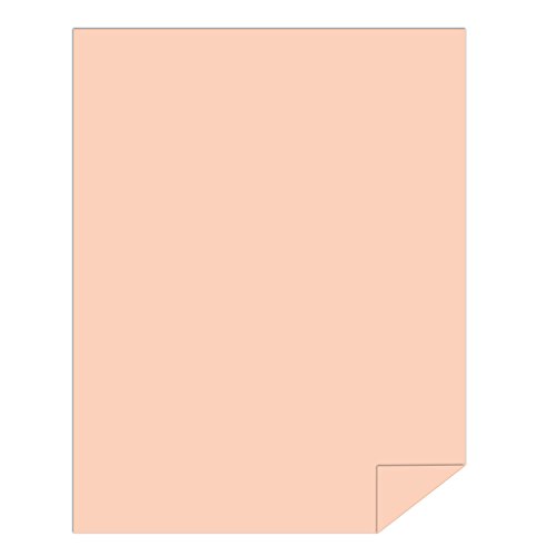 Springhill Colored Paper, Cardstock Paper, Peach Paper, 67lb, 147gsm, 8.5 x 11, 1 Reams / 250 Sheets - Vellum Card Stock, Thick Paper (058000R)